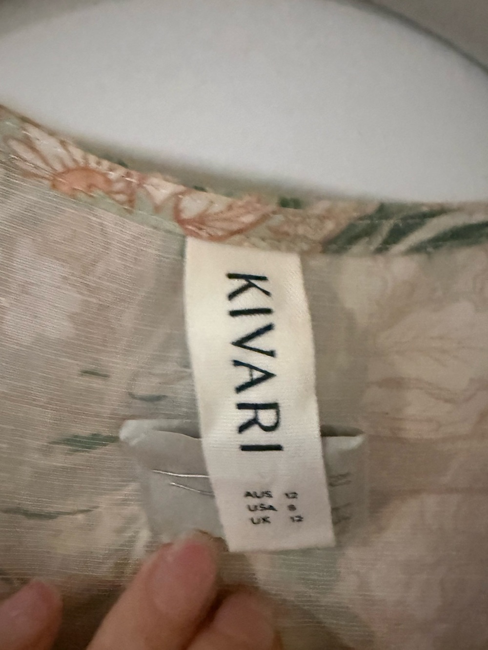 Kivari Maxi Dress Size 8 **FLAW - Picture 8 of 10